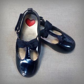 Черни лачени обувки  OB130