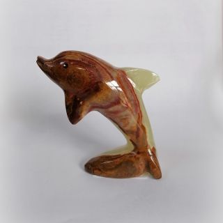 Фигурки от естествен камък ( делфин )  FK073
