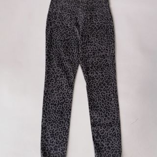 Сив дънков панталон с леопардова шарка WGF1497