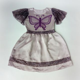 Сатенена рокля с пеперуда SAT89