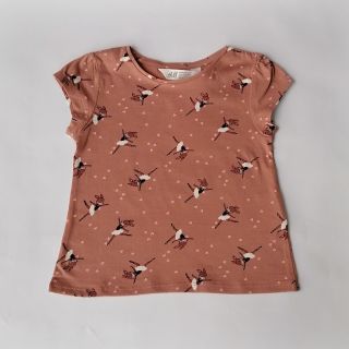 Тениска със зайчета балеринки GHM1137-2