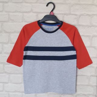 Тениска с 3/4 ръкав в оранжево и сиво GMAT1023-1