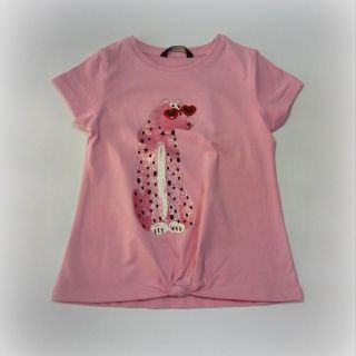 Розова тениска с хиена GGE160