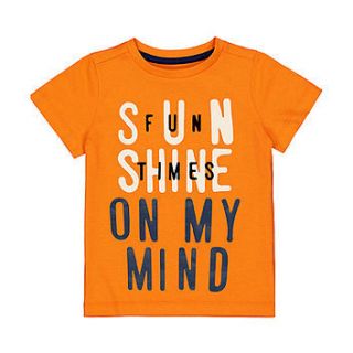 Оранжева тениска с надпис DMR9029