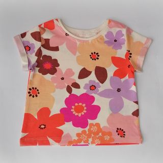 Тениска на големи цветя GNX1266-4