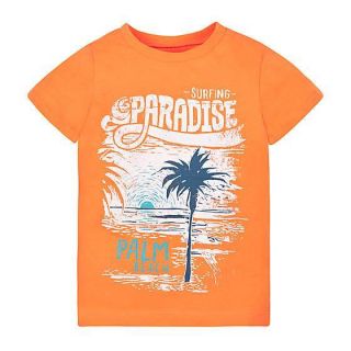 Оранжева тениска PARADISE MDK197