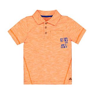 Оранжева тениска с яка DMR9025