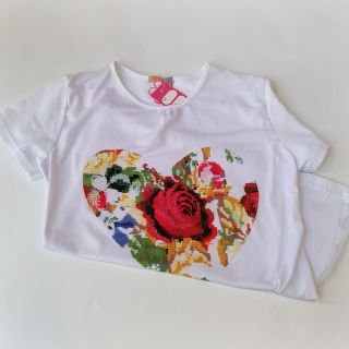 Тениска с роза  DD1519