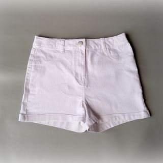 Бели къси дънкови панталонки GMAT1181