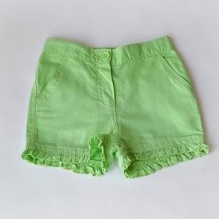 Млечнозелени къси панталонки с къдрици SMAY101-2