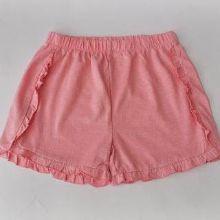 Къси панталонки с къдрици в цвят пепел от рози GNX1273-1