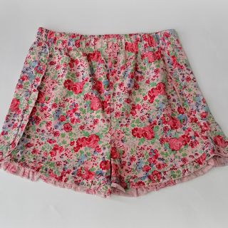 Розови къси панталонки с цветчета GNX1273