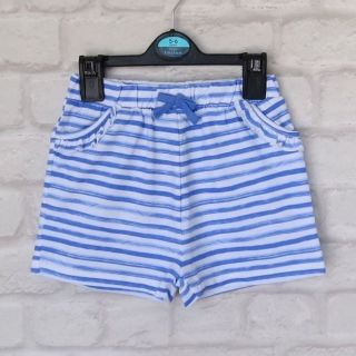 Къси панталонки в синьо и бяло GE1733-1