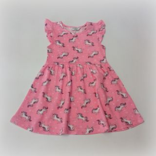 Розова рокля с еднорози GPM7812