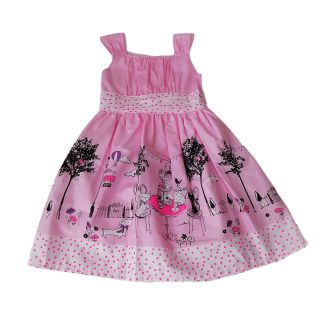 Розова рокля TEA ROOM WPF1074