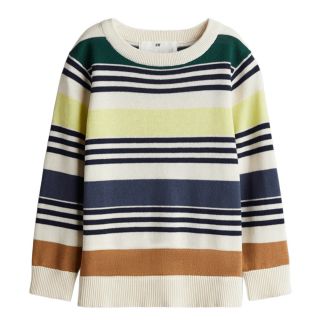 Пуловер на цветно райе  DHM1301-1