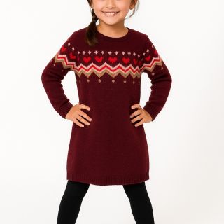 Плетена рокля в бордо GHM1257