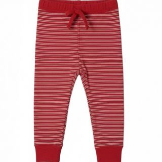 Тънко долнище на червено райе  DGE2022-1