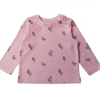 Розова блузка с цветчета  GMAT1277-1