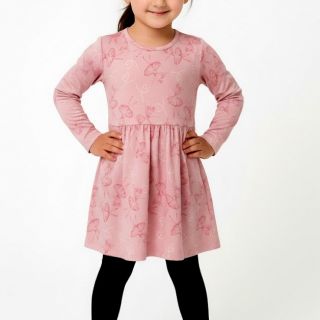 Розова рокля с балерини  GMAT1279