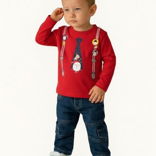 Коледна блузка с тиранти DGE409 Коледна блузка с тиранти DGE409