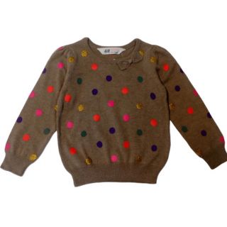 Кафяв пуловер с точки WHMF2037 Кафяв пуловер с точки WHMF2037