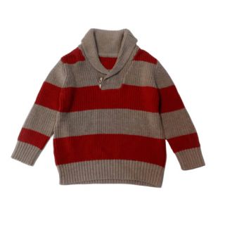 Пуловер в кафяво райе WMM1041 Пуловер в кафяво райе WMM1041