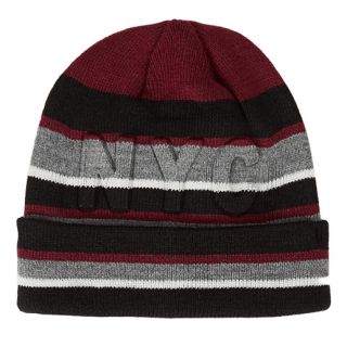 Шапка в бордо и черно NYC DGE4043 Шапка в бордо и черно NYC DGE4043