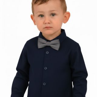 Комплект от тъмносиня риза с папийонка  DMAT3113