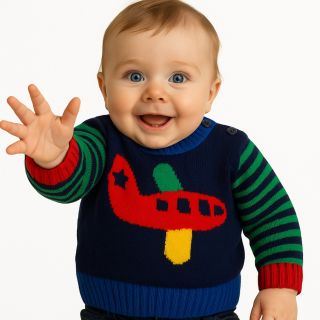 Пуловер със самолет WGM2297 Пуловер със самолет WGM2297