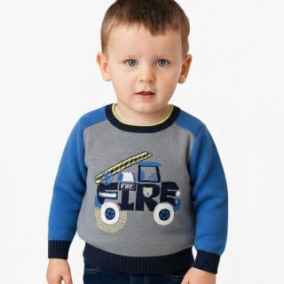 Пуловер с пожарна кола FIRE WGM2833 Пуловер с пожарна кола FIRE WGM2833