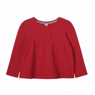 Червена блузка с три панделки GTY3122-1