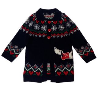 Тъмносиня жилетка с кученце WGF2088 Тъмносиня жилетка с кученце WGF2088