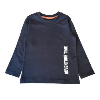 Тъмносива блуза с надпис DMAT1296-1