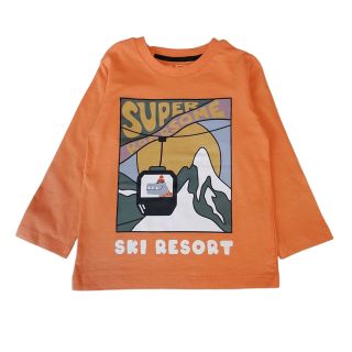 Оранжева блуза с лифт DMAT1296-2