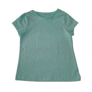 Тениска в цвят мента на бели петна GGE158-2
