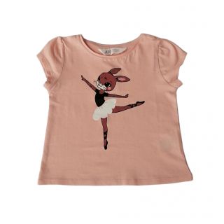 Тениска със зайче балеринка GHM1137-4 Тениска със зайче балеринка GHM1137-4