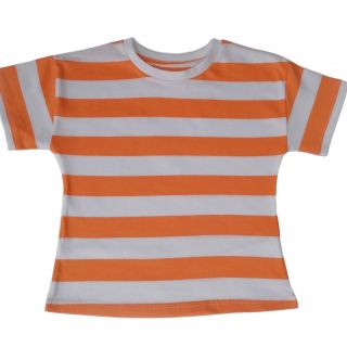 Оранжева тениска на райе GNX1264-3