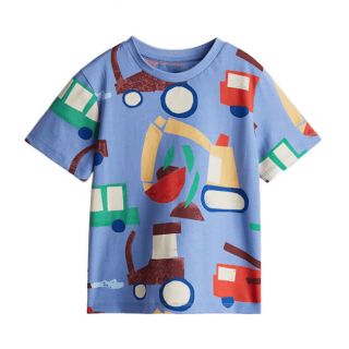 Синя тениска с превозни средства DHM1332-2