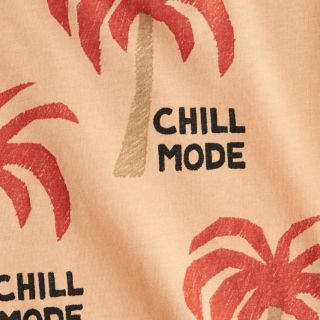 Оранжева тениска с палми DHM1347