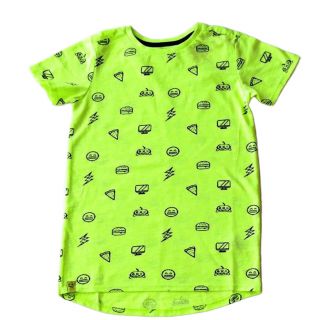 Тениска в неоновозелен цвят GNX509-1