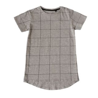 Сива тениска на квадрати GNX509