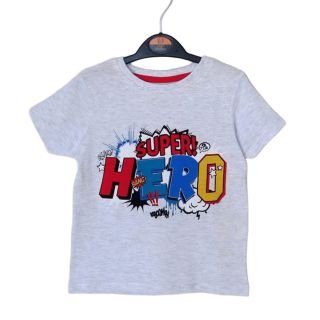 Светлосива тениска SUPER HERO PMK1740